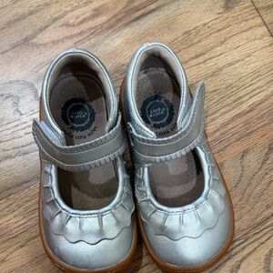 Livie & Luca Metallic Silver Dress Shoes